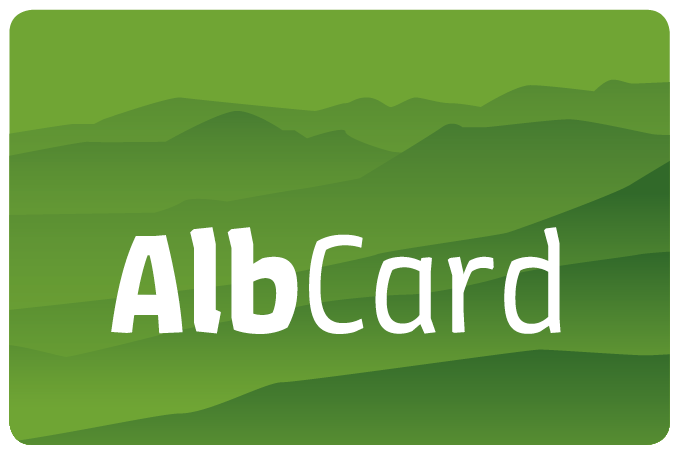 Design der AlbCard der Schwäbischen Alb.