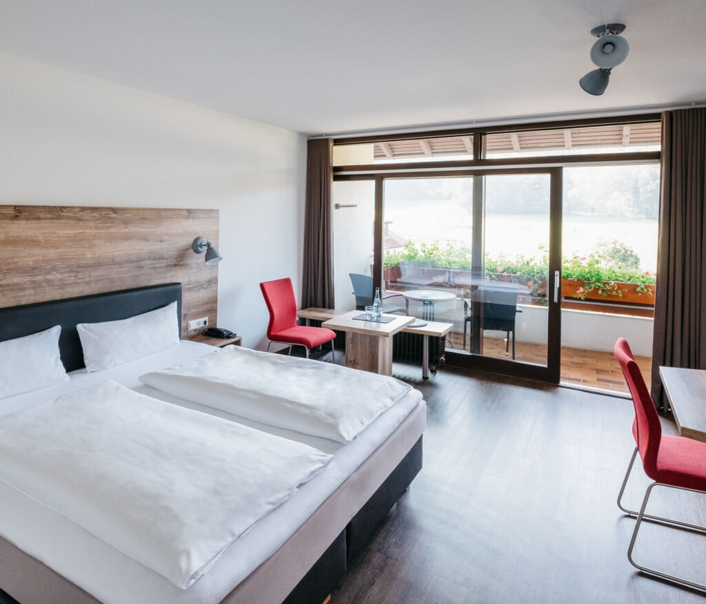 Hotelzimmer nähe Schweizer Grenze für Kurzurlaub.