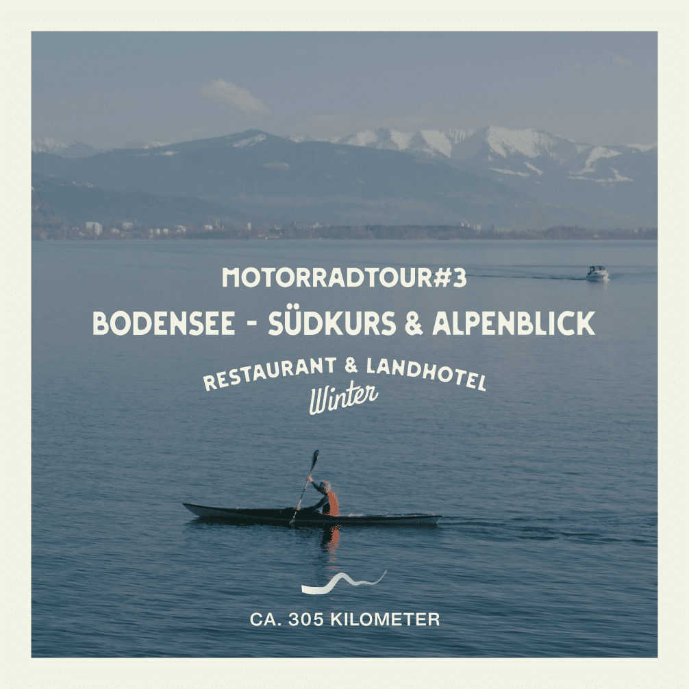 Motorradtour ab dem Restaurant und Landhotel Winter: Von der Schwäbische Alb an den Bodensee